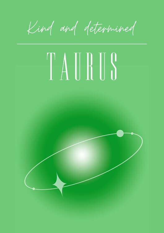 Amelie Plakát, Obraz - Taurus Zodiac Sign, Amelie, 30 × 40 cm