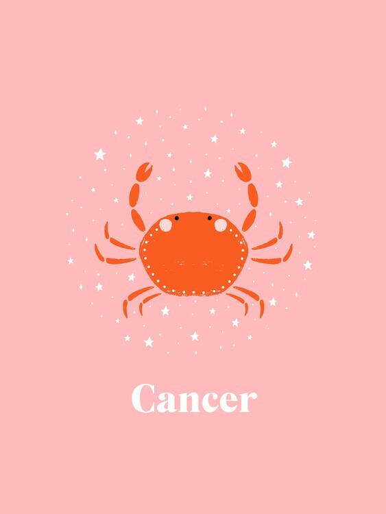 Aislinn Simmonds Plakát, Obraz - Celestial Cancer Crab, Aislinn Simmonds, 30 × 40 cm