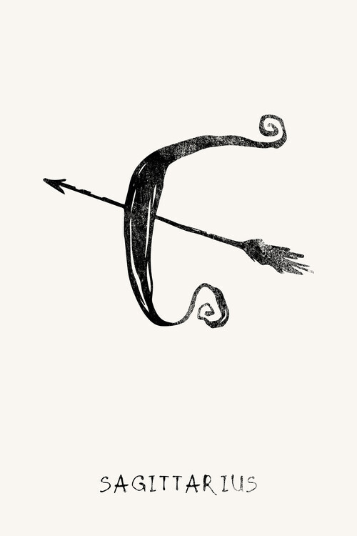Treechild Plakát, Obraz - Sagittarius Bow Arrow, Treechild, 26.7 × 40 cm