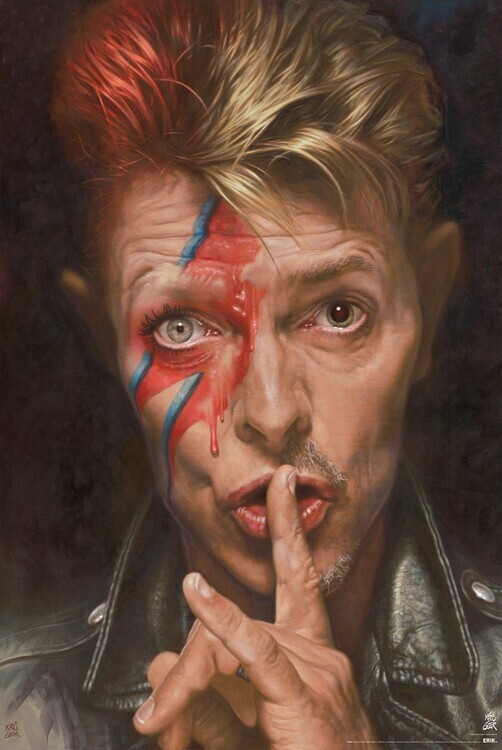 GRUPO ERIK Plakát, Obraz - Sebastian Kruger - David Bowie, 61 × 91.5 cm