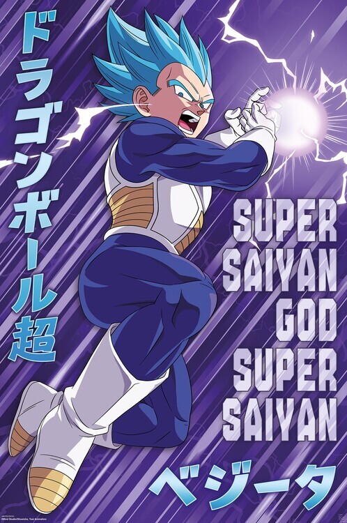 ABY STYLE Plakát, Obraz - Dragon Ball Super - Vegeta, 61 × 91.5 cm