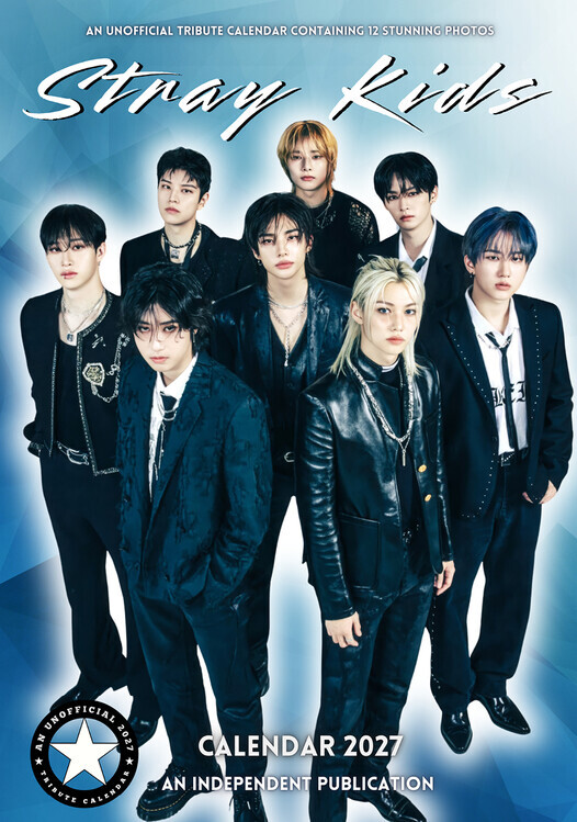 CALLDREAMS Kalendář 2027 Straykids, 42 x 29.7 cm