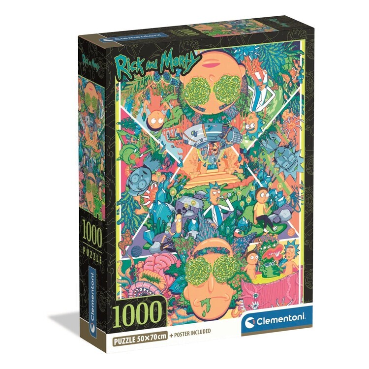 CLEMENTONI Puzzle Rick and Morty, 1000 ks