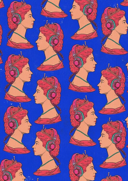 Nicholas Plakát, Obraz - Pop Art Queen, Nicholas, 30 × 40 cm