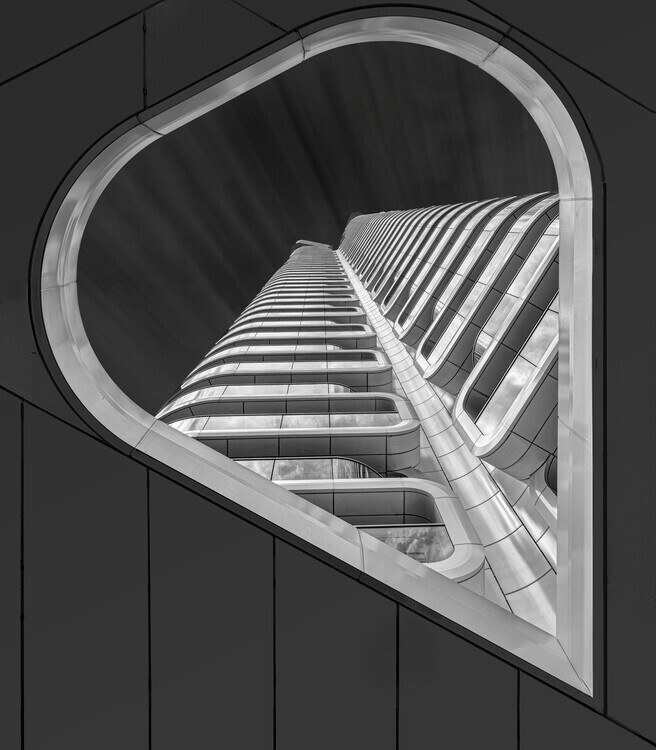 Stephan Ruckert Plakát, Obraz - Framed City Architecture, Stephan Ruckert, 35 × 40 cm
