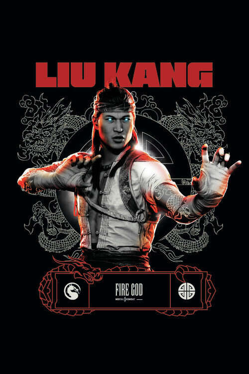 Europosters Plakát, Obraz - Mortal Kombat - Liu Kang, 26.7 × 40 cm