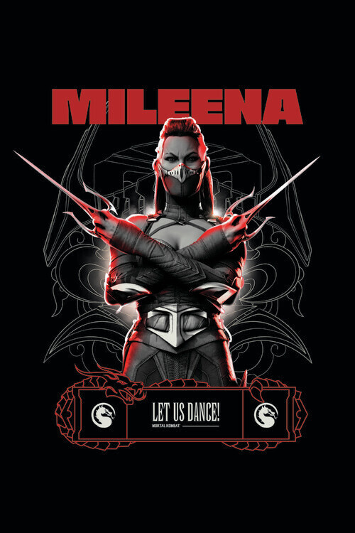 Europosters Plakát, Obraz - Mortal Kombat - Mileena, 26.7 × 40 cm