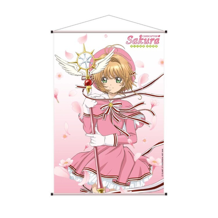 Sakami Textilní plakát Textilní plakát Cardcaptor Sakura: Clear Card - Sakura Kinomoto Cherry Blossoms