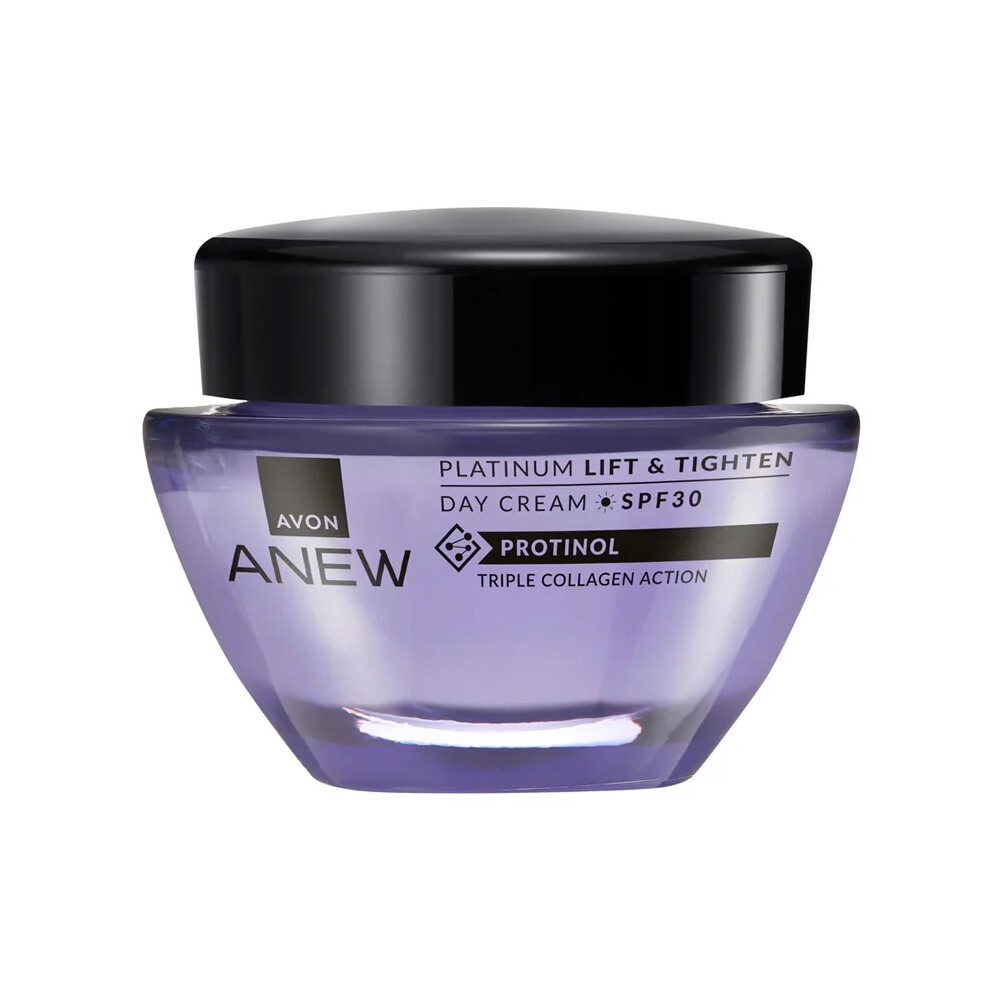 Avon Denní liftingový krém Platinum Triple Collagen Action SPF 30 50 ml
