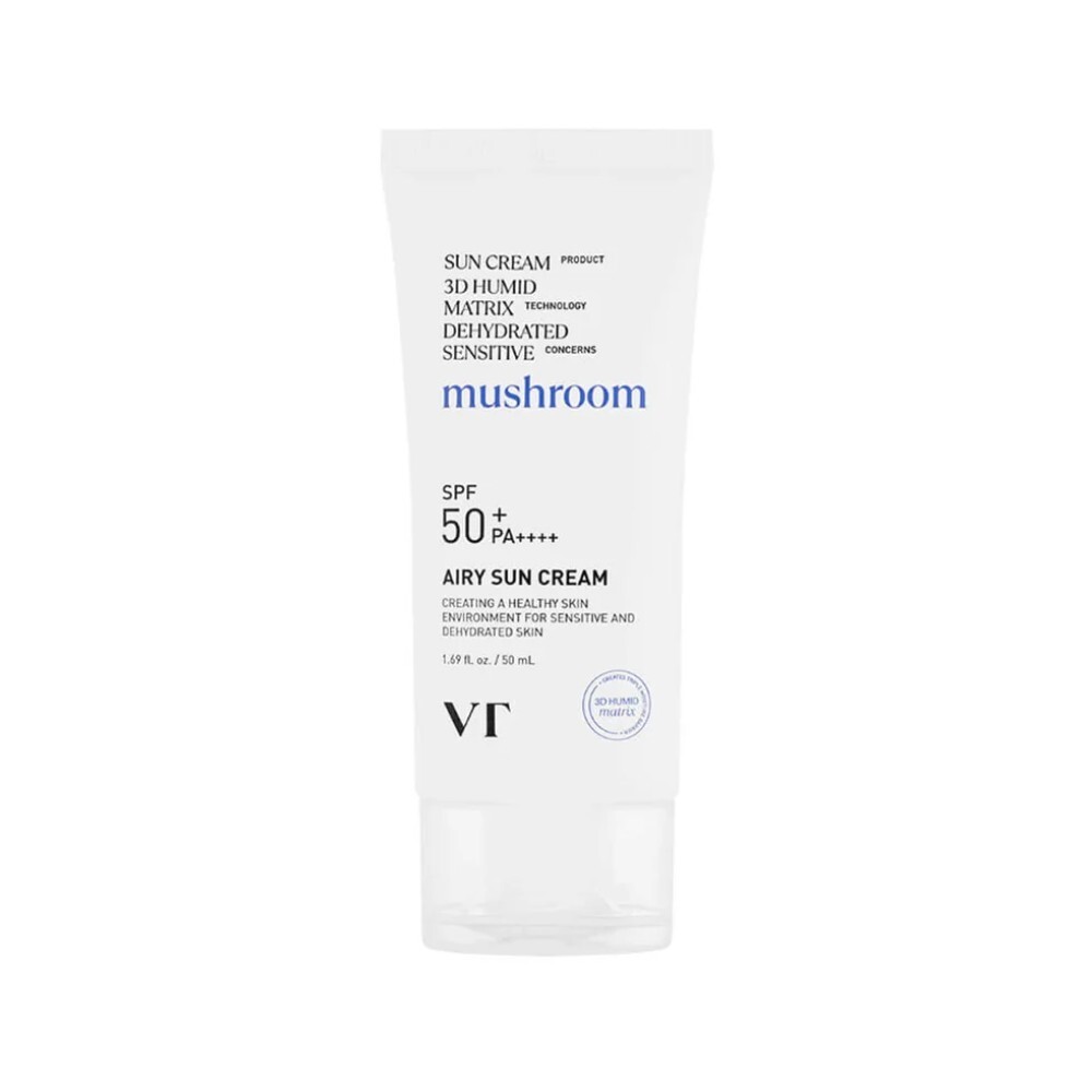 VT Cosmetics Zklidňující krém Airy Sun Mushroom Cream SPF 50+ 50 ml