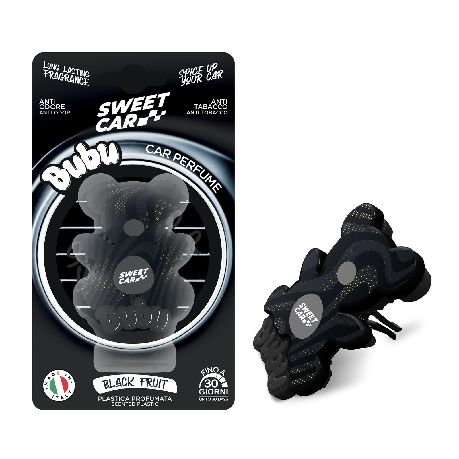 Sweet Home Collection Vůně do auta Black Fruit Car Perfume
