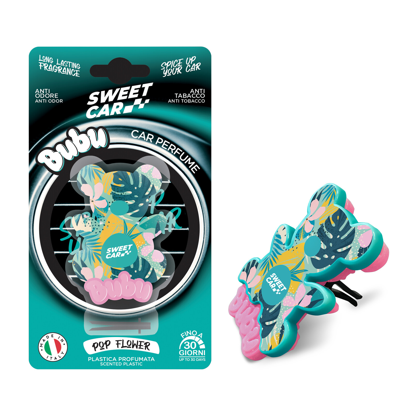 Sweet Home Collection Vůně do auta Pop Flower Car Perfume