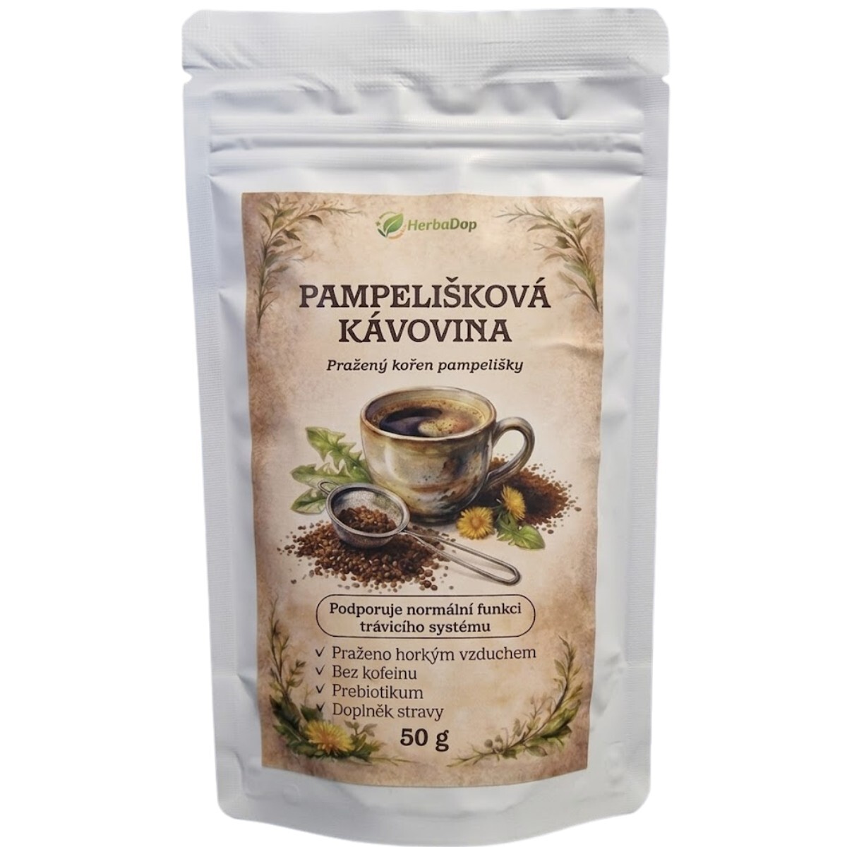 HerbaDop Pampelišková kávovina - hrubá 50 g
