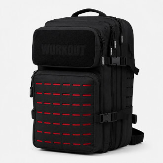 Workout Fitness batoh WORKOUT 2.0 - black/red WOR543