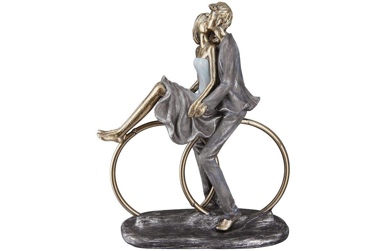 Gilde Socha pár na prstenech Paar auf Ringen, 25 cm
