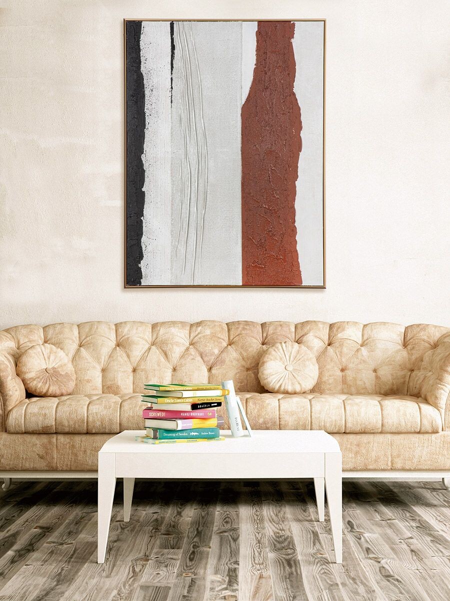 Gilde Obdélníkový abstraktní obraz Harat, 102 cm