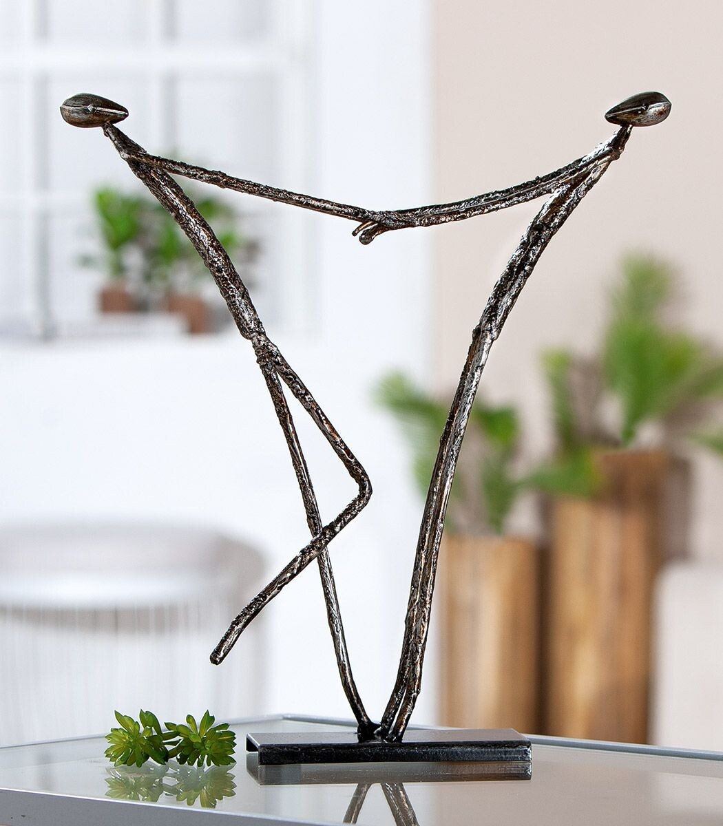 Gilde Kovová dekorace dvojice Emotion, 29 cm