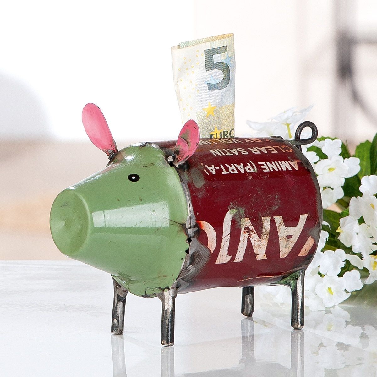 Gilde Pokladnička prase s nápisem Oink, 10 cm