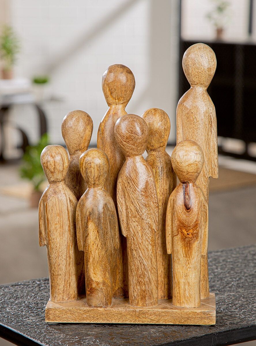 Gilde Rodinná socha we are family dřevěná, 29 cm