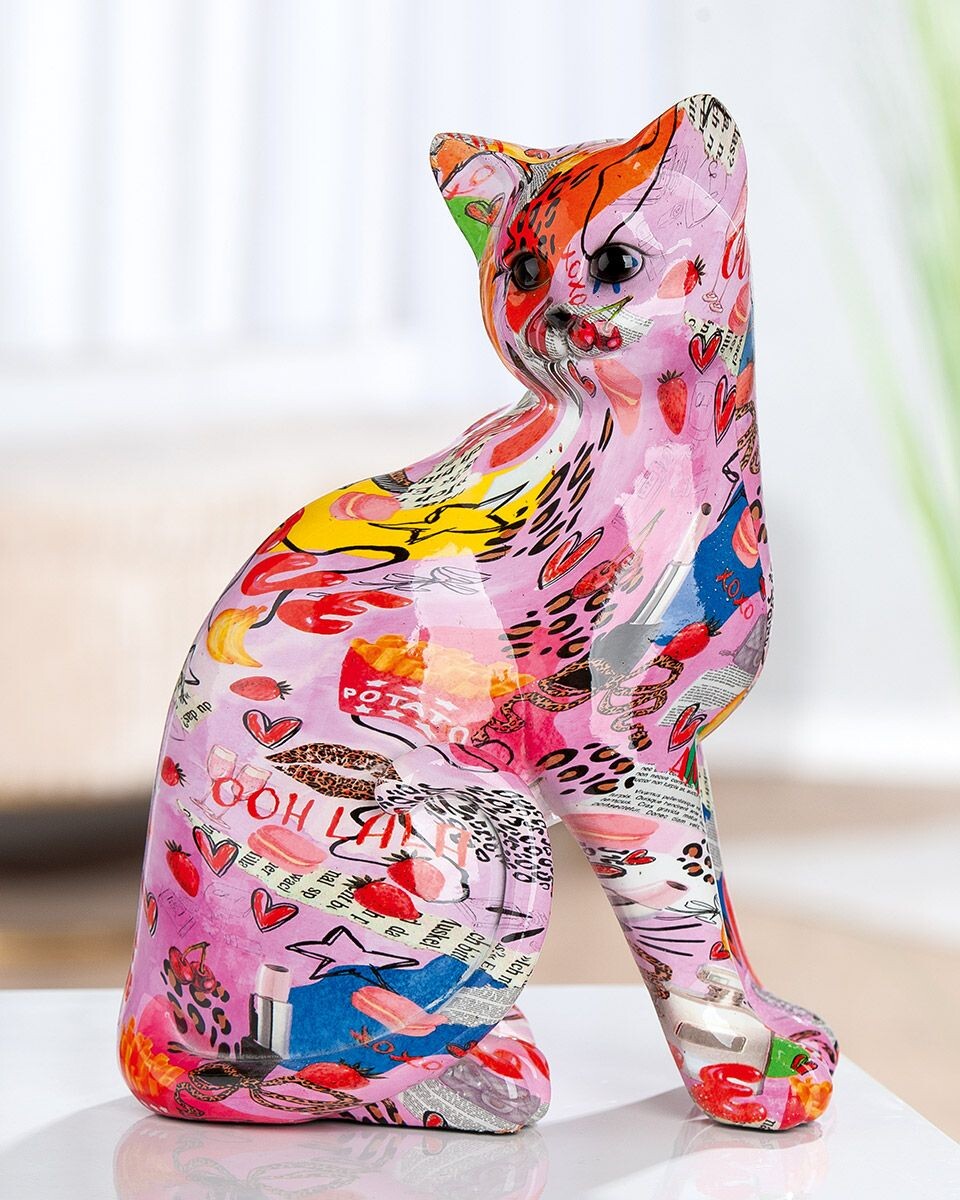 Gilde Dekorativní kočka OOH LALA, 29 cm
