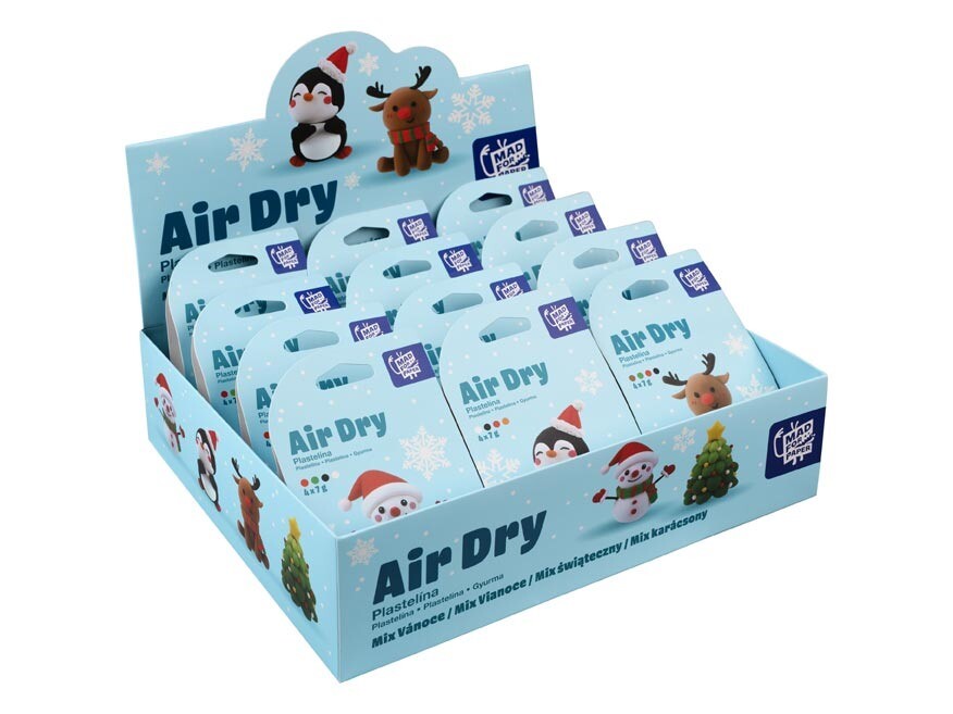 MFP 5301301 Modelovací hmota AIR DRY Mix Vánoce