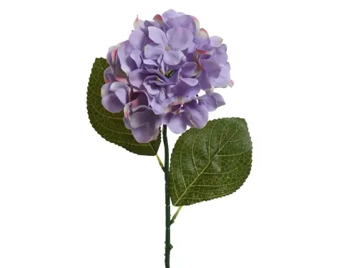 Umělá květina Hortenzie 66 cm, fialová