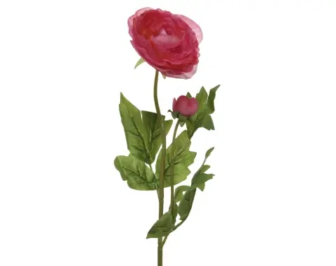 Umělá květina Kamélie 57 cm, růžová