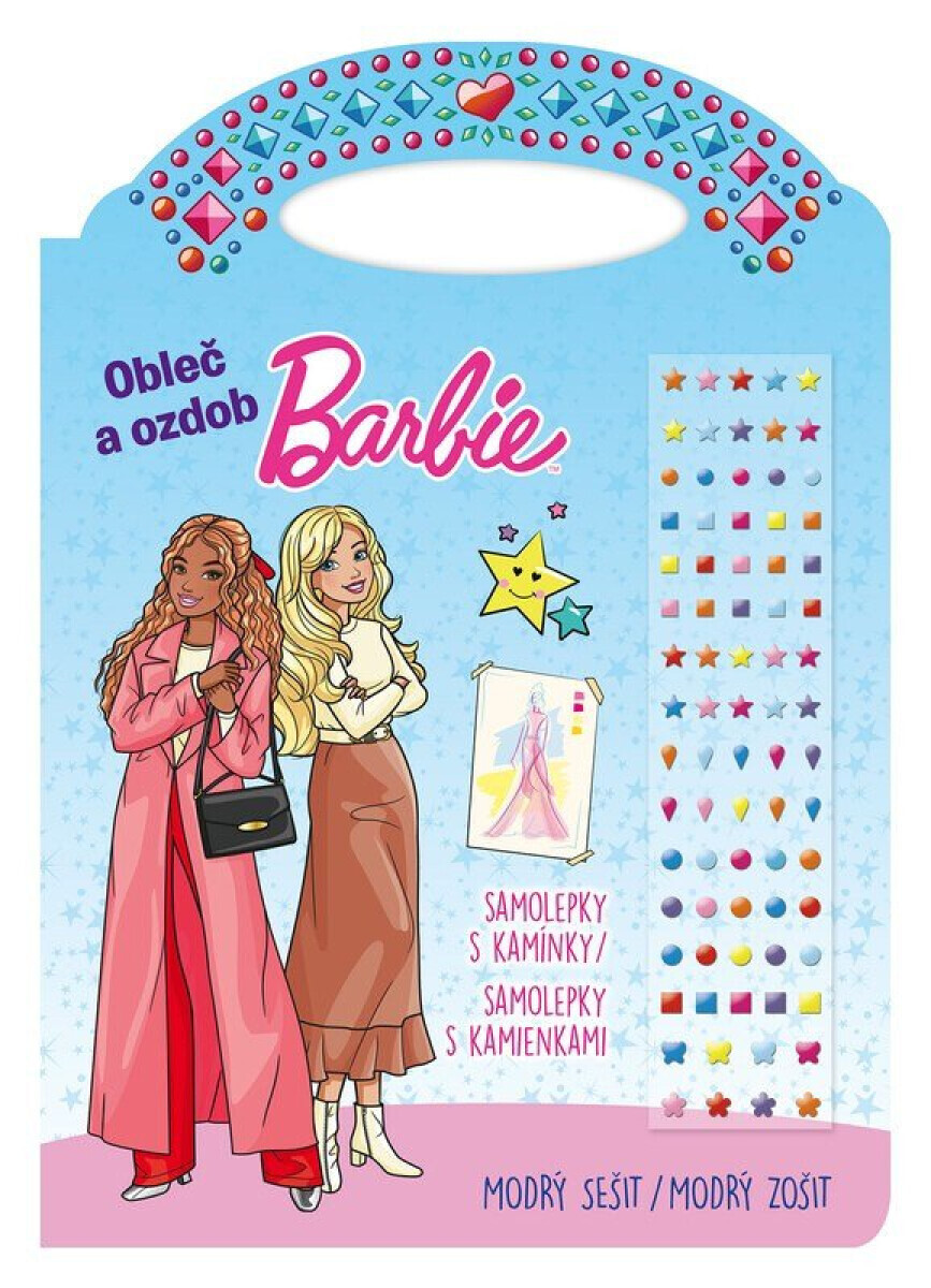 Barbie - modrý sešit/zošit