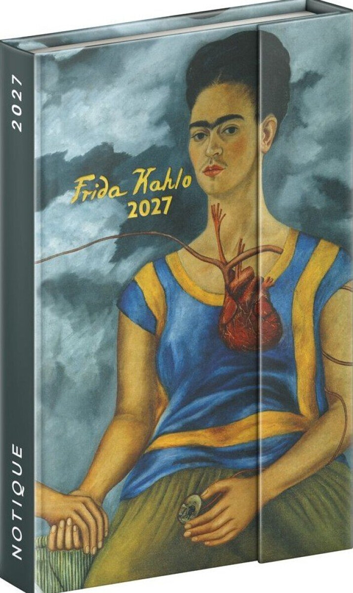 Týdenní magnetický diář Frida Kahlo 2027, 11 x 16 cm