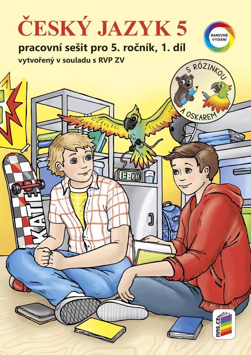 Český jazyk 5, 1. díl s Rózinkou a Oskarem (barevný pracovní sešit) (5-51) - Lenka Bičanová, Alena Bára Doležalová