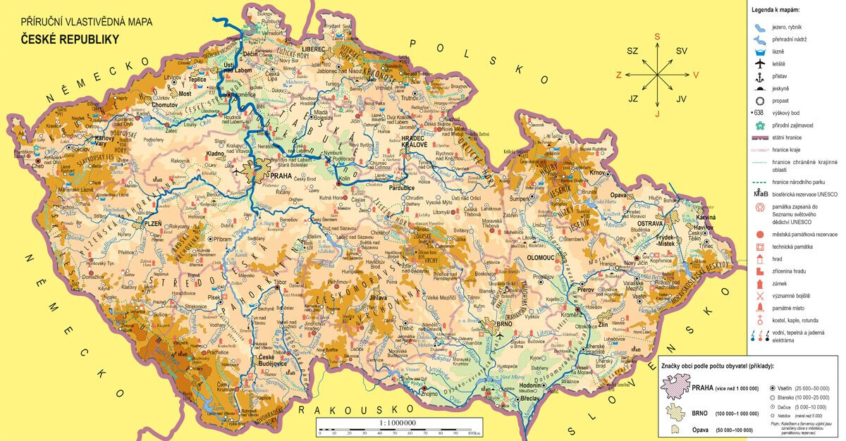 Náhradní mapa k učebnici Vlastivěda 5 - ČR jako součást Evropy (5-41)