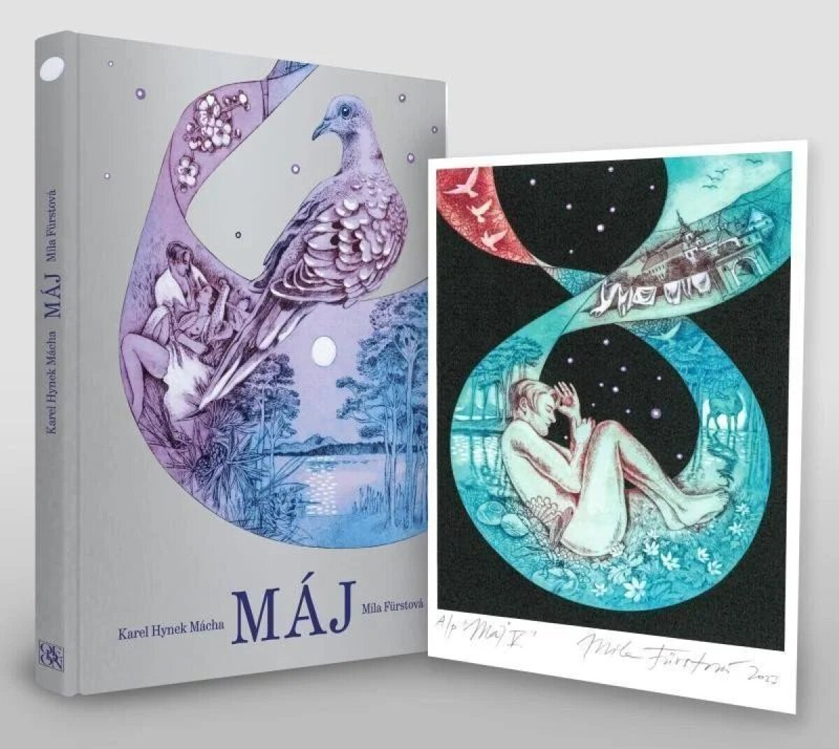 Máj – V kolébku svou i hrob svůj – luxusní vydání (poškozená) - Karel Hynek Mácha