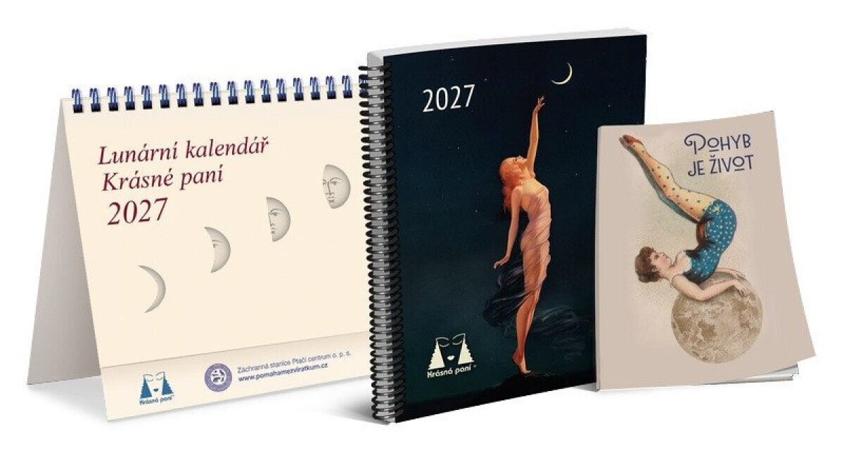 Lunární kalendář Krásné paní s publikací 2027 - Žofie Kanyzová