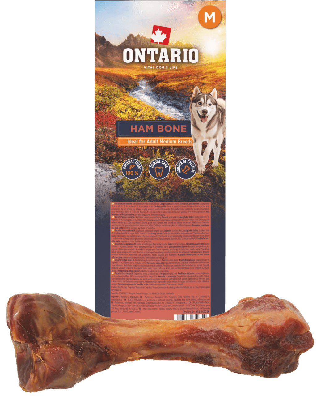 Pochoutka Ontario vepřová kost M