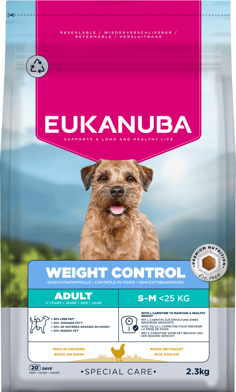 Krmivo Eukanuba Special Care Adult Small a Medium Weight Control 2,3 kg