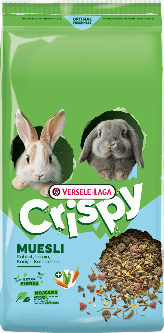 Krmivo Versele-Laga Crispy Muesli Rabbits pro králíky 9 kg