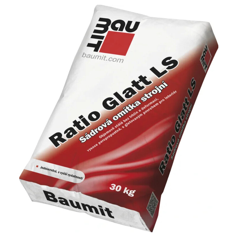 Omítka sádrová Baumit Ratio Glatt LS hlazená 30 kg