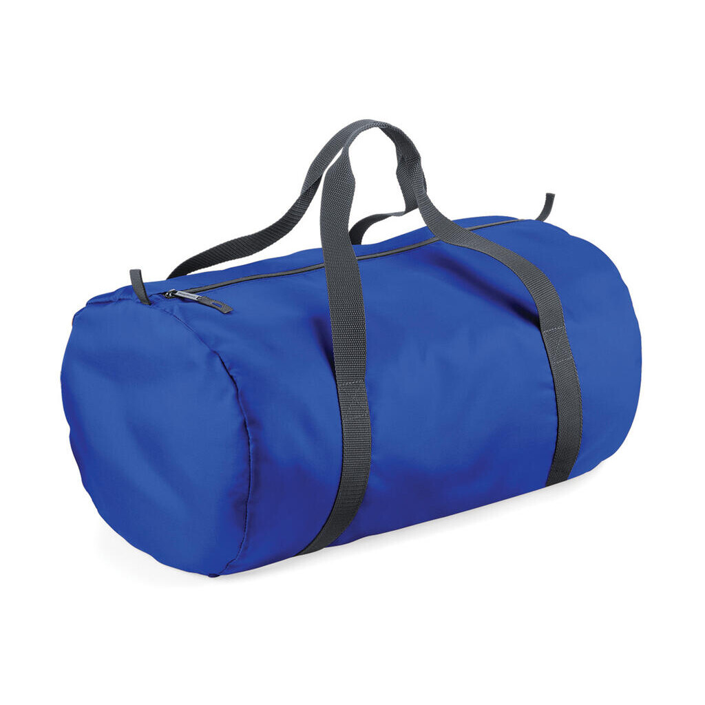 Cestovní taška BagBase Packaway Barrel Bag 32 l - modrá