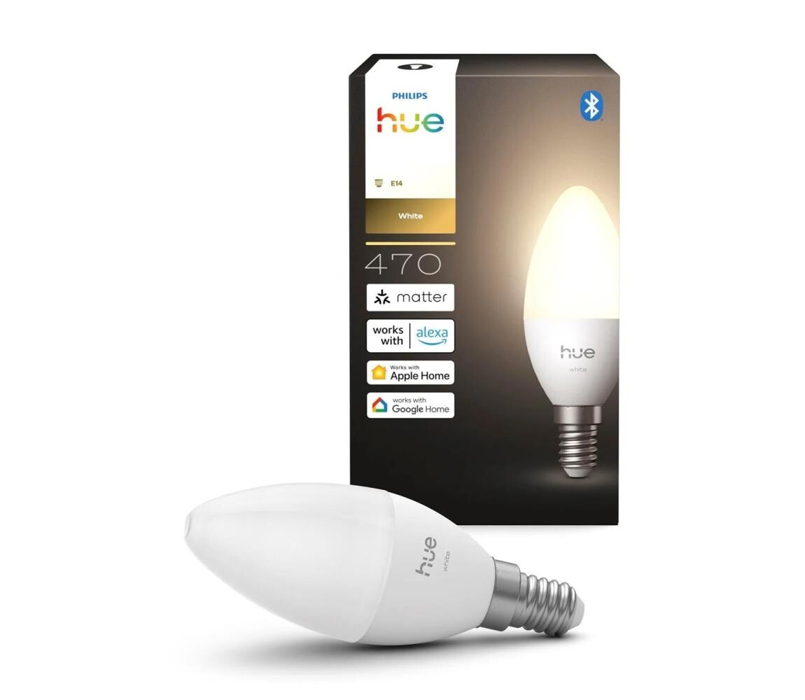 LED Stmívatelná žárovka Philips Hue White B39 E14/3,9W/230V 2700K 8721103099600