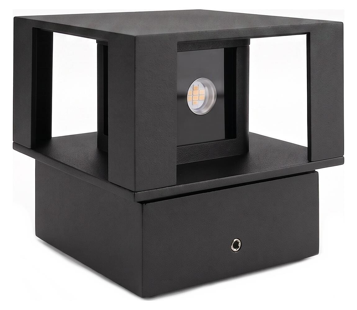 LED Venkovní nástěnné svítidlo LED/12W/230V IP54 černá SCD 07 Q