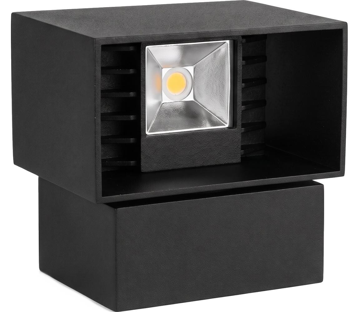 LED Venkovní nástěnné svítidlo LED/6W/230V IP54 černá SCD 08 Q