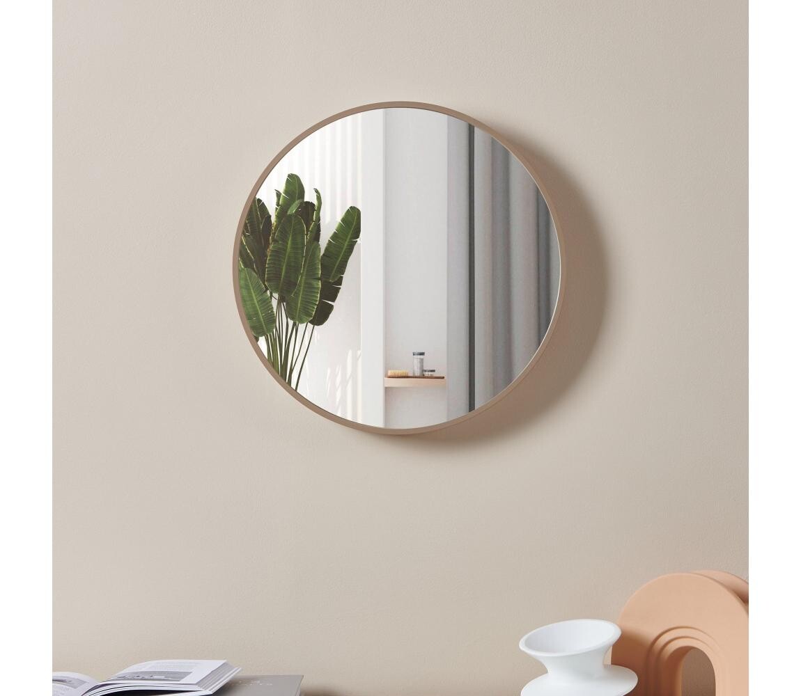 Eglo 425058 - Nástěnné zrcadlo BANI pr. 40 cm béžová 425058