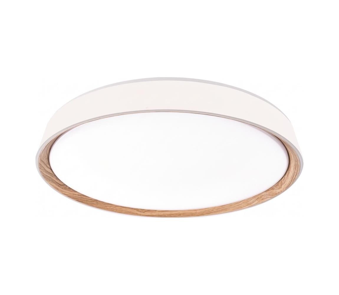LED Stm stropní svítidlo ILVI LED/30W/230V 2700-6500K pr. 40 cm bílá/béžová+DO ZM5114