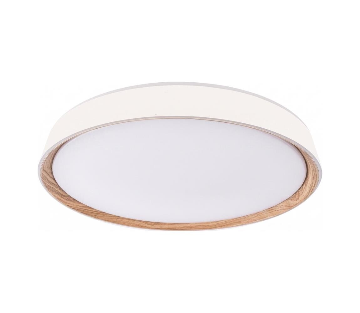LED Stm stropní svítidlo ILVI LED/45W/230V 2700-6500K pr. 50 cm bílá/béžová+DO ZM5115
