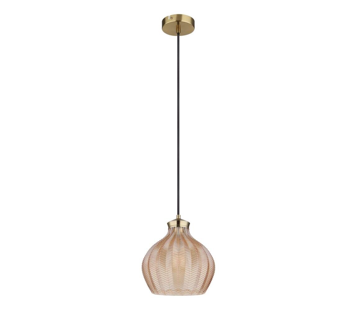 Globo 15898H - Lustr na lanku JESSICA 1xE27/60W/230V pr. 22 cm zlatá 15898H