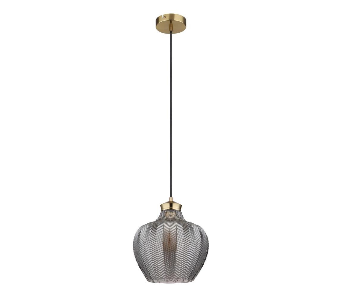 Globo 15898H1 - Lustr na lanku JESSICA 1xE27/60W/230V pr. 22 cm kouřová 15898H1