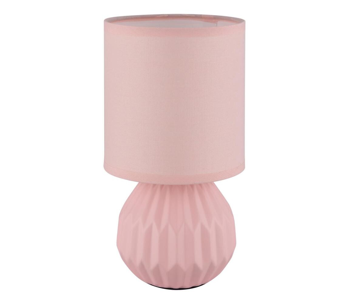 Globo 21730P - Stolní lampa SYLAS 1xE14/40W/230V růžová 21730P