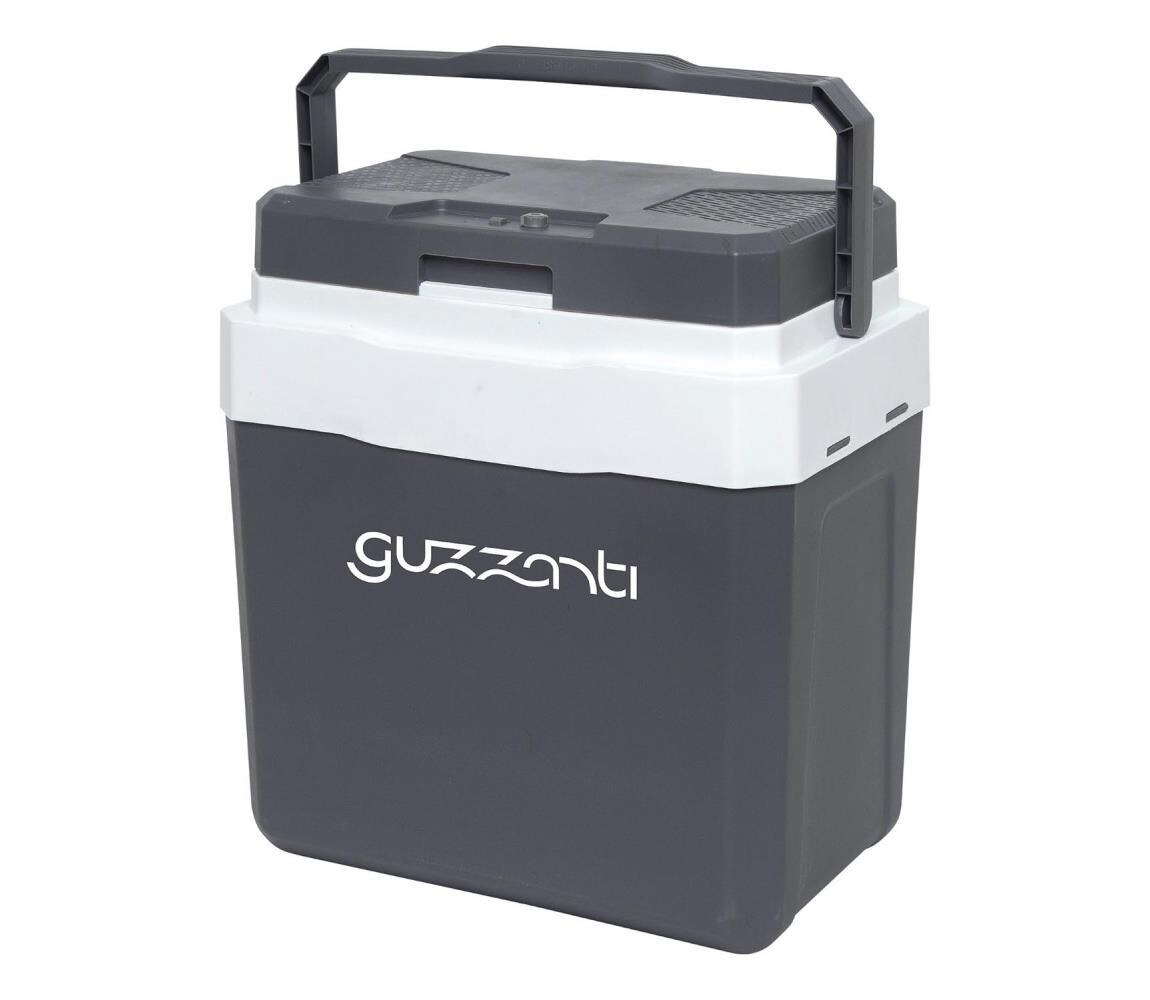 Guzzanti GZ 26B - Přenosná autochladnička 26 l 57W/12V/230V šedá GZ 26B