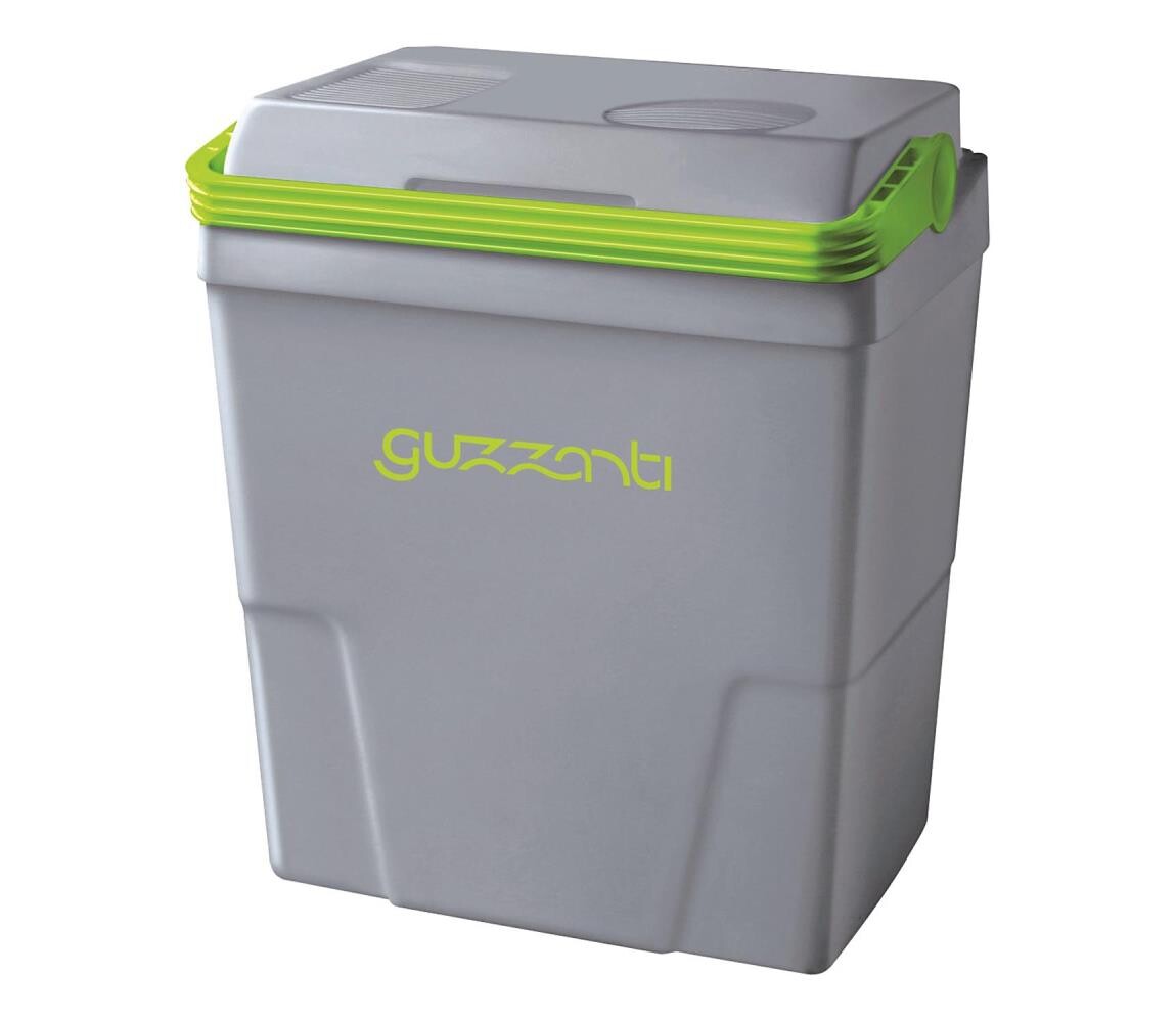 Guzzanti GZ 22B - Přenosná autochladnička 22 l 58W/12V/230V šedá/zelená GZ 22B