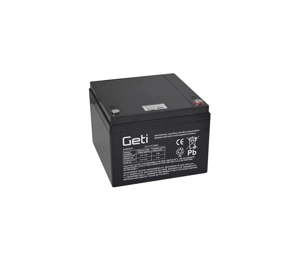 Geti Olověný akumulátor VRLA AGM 12V/28Ah 04250420